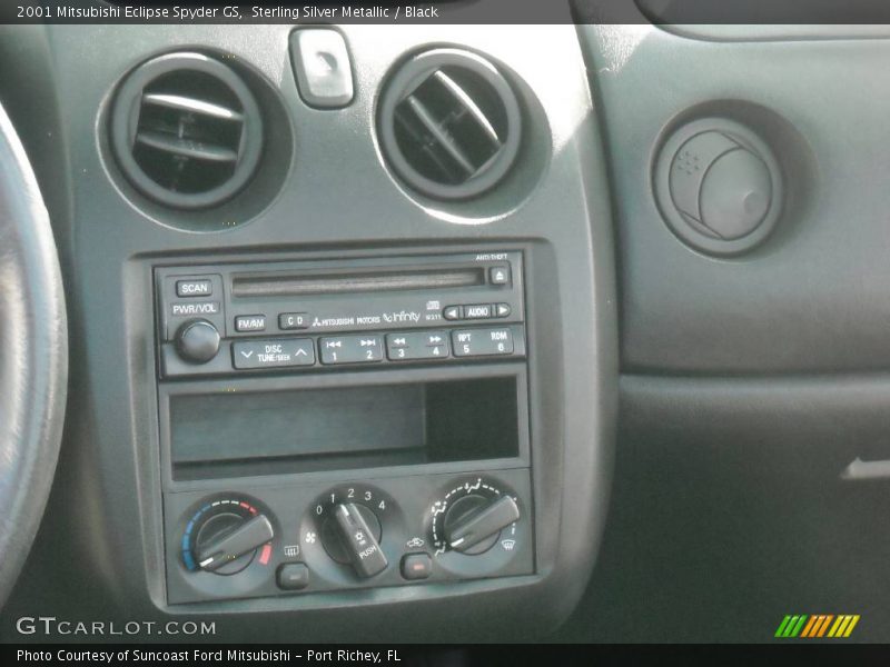 Sterling Silver Metallic / Black 2001 Mitsubishi Eclipse Spyder GS