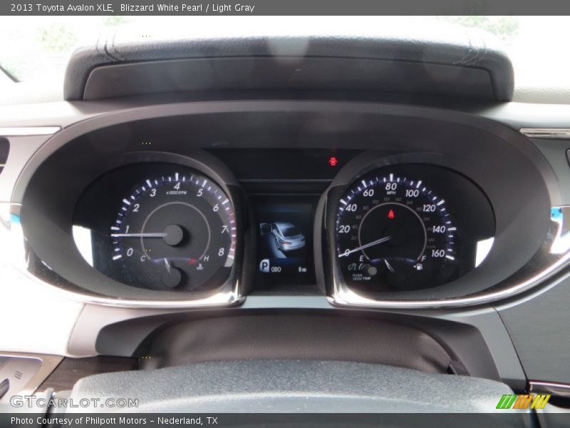Blizzard White Pearl / Light Gray 2013 Toyota Avalon XLE