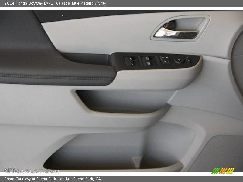 Celestial Blue Metallic / Gray 2014 Honda Odyssey EX-L