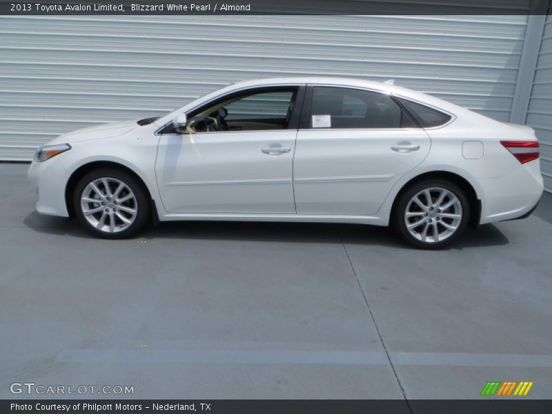 Blizzard White Pearl / Almond 2013 Toyota Avalon Limited