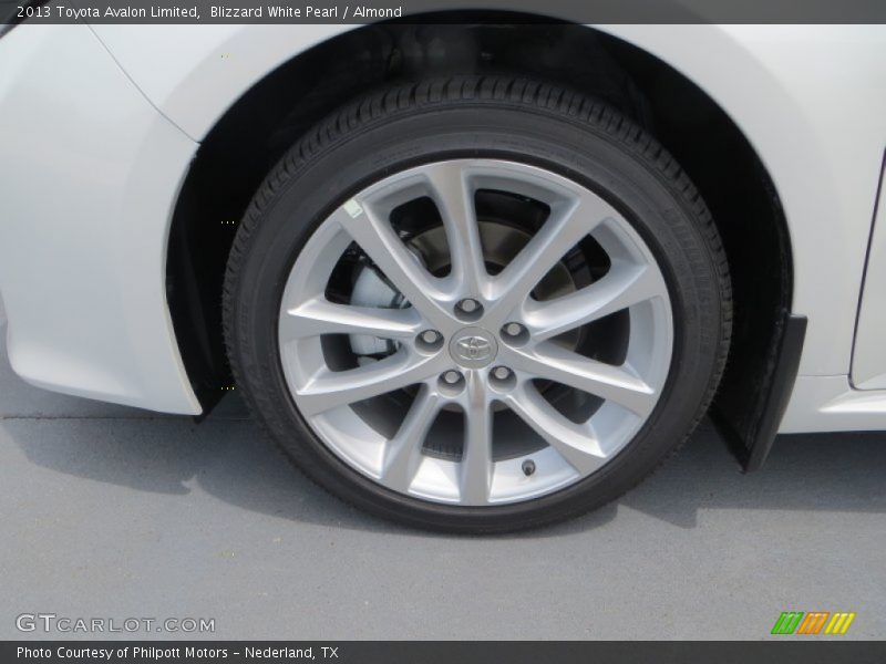 Blizzard White Pearl / Almond 2013 Toyota Avalon Limited