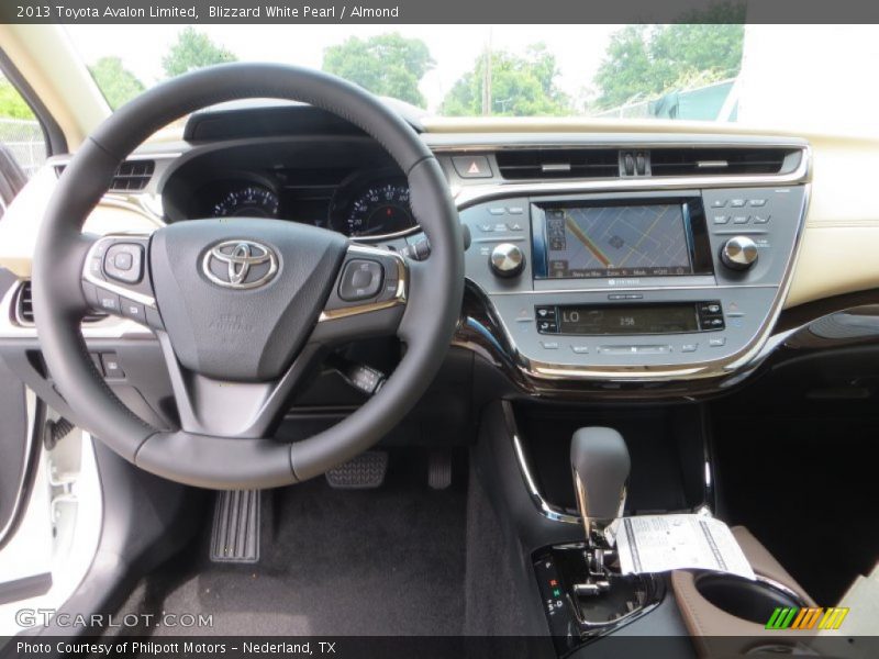 Blizzard White Pearl / Almond 2013 Toyota Avalon Limited