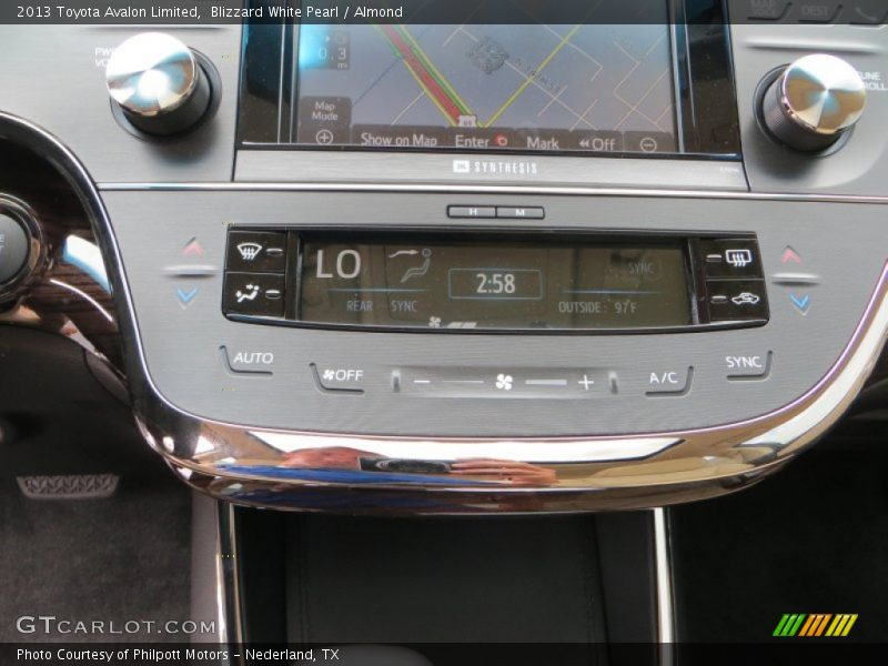 Blizzard White Pearl / Almond 2013 Toyota Avalon Limited