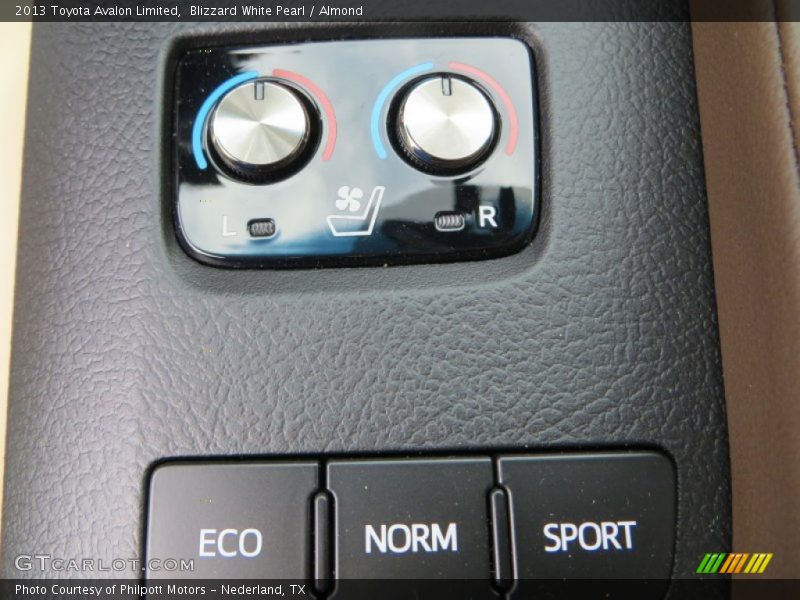 Blizzard White Pearl / Almond 2013 Toyota Avalon Limited