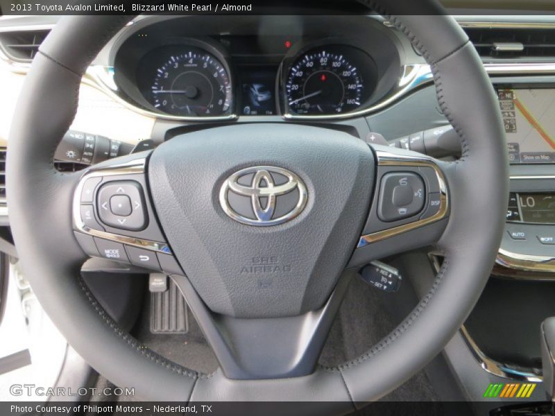 Blizzard White Pearl / Almond 2013 Toyota Avalon Limited