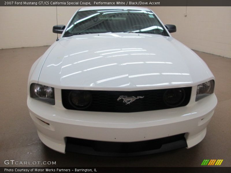 Performance White / Black/Dove Accent 2007 Ford Mustang GT/CS California Special Coupe
