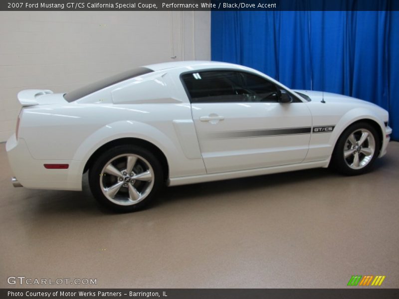 Performance White / Black/Dove Accent 2007 Ford Mustang GT/CS California Special Coupe