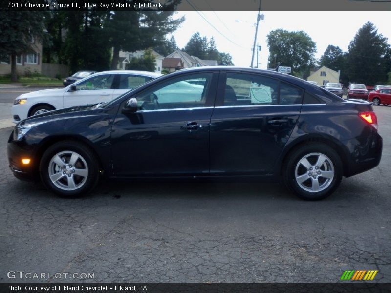 Blue Ray Metallic / Jet Black 2013 Chevrolet Cruze LT