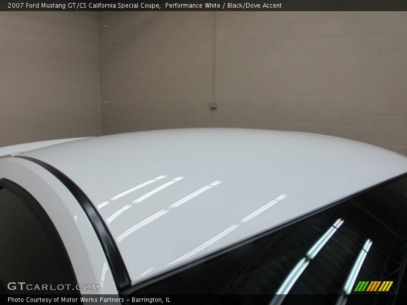 Performance White / Black/Dove Accent 2007 Ford Mustang GT/CS California Special Coupe