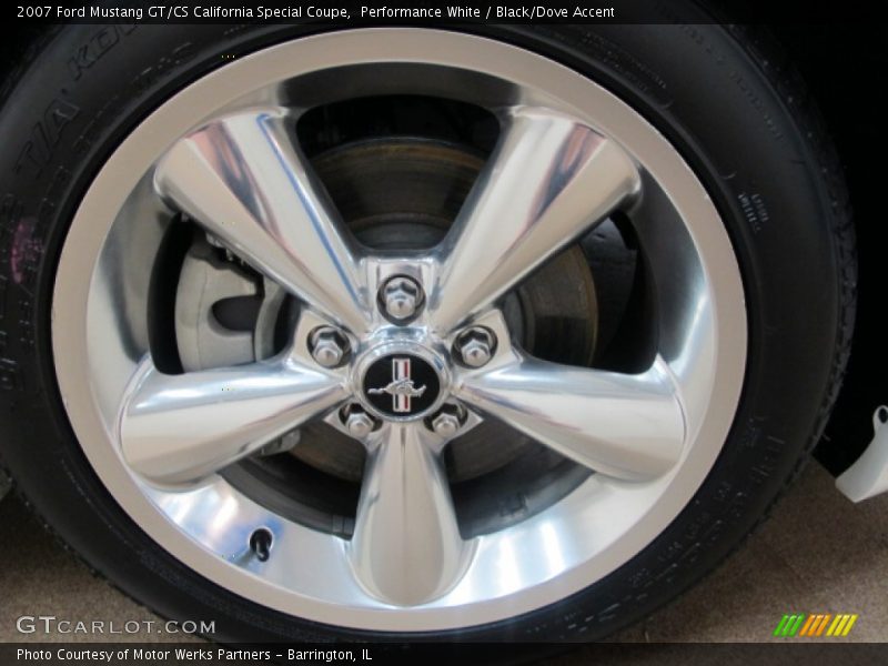 Performance White / Black/Dove Accent 2007 Ford Mustang GT/CS California Special Coupe