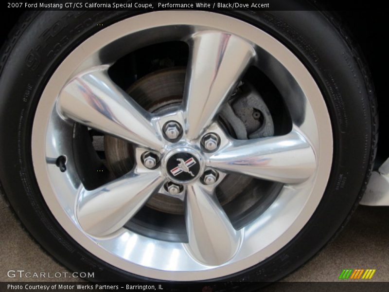 Performance White / Black/Dove Accent 2007 Ford Mustang GT/CS California Special Coupe