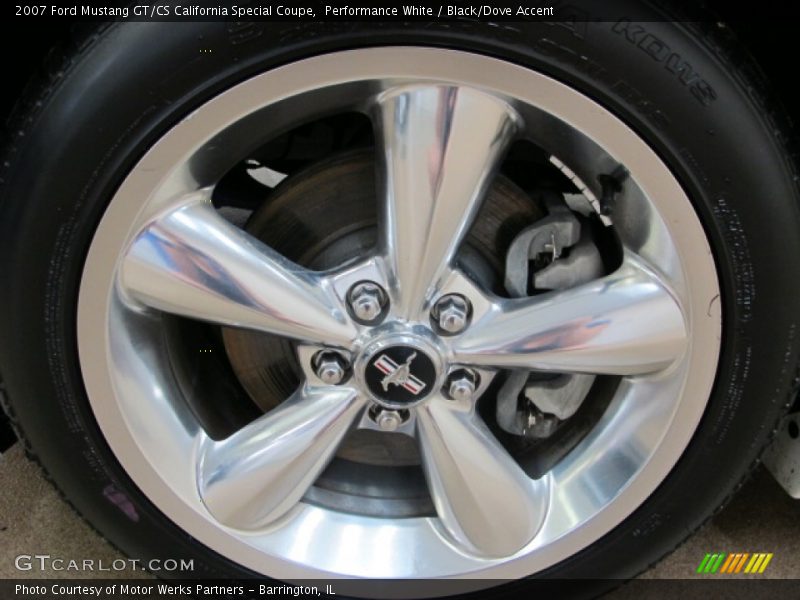 Performance White / Black/Dove Accent 2007 Ford Mustang GT/CS California Special Coupe