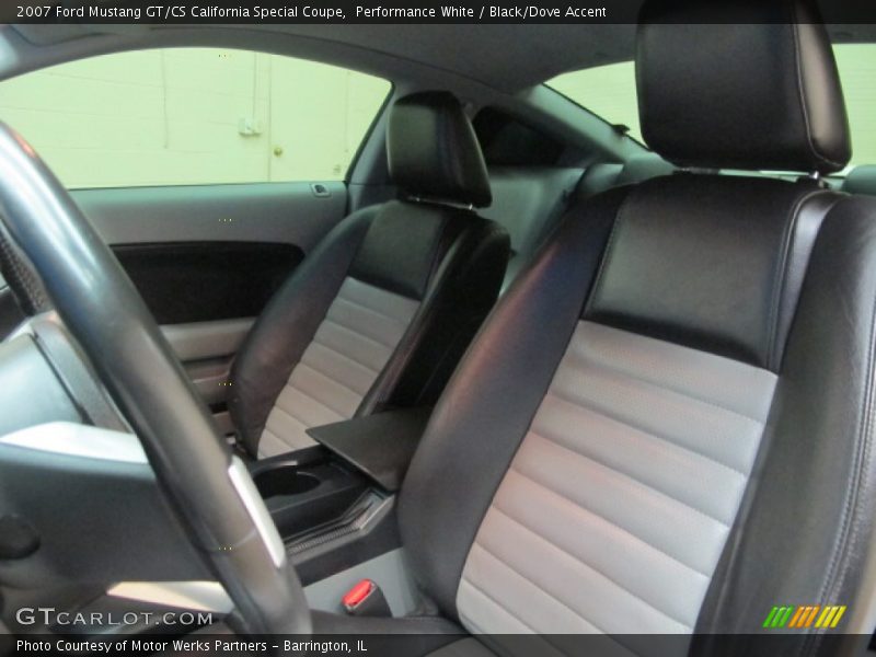 Performance White / Black/Dove Accent 2007 Ford Mustang GT/CS California Special Coupe