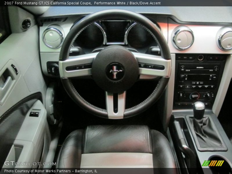 Performance White / Black/Dove Accent 2007 Ford Mustang GT/CS California Special Coupe