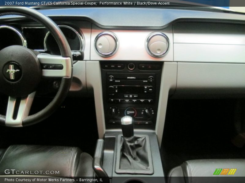 Performance White / Black/Dove Accent 2007 Ford Mustang GT/CS California Special Coupe
