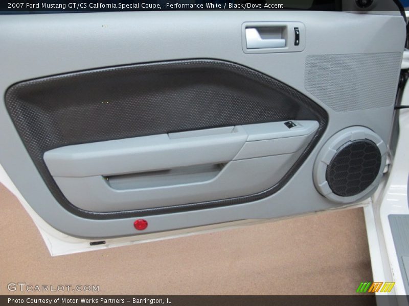 Performance White / Black/Dove Accent 2007 Ford Mustang GT/CS California Special Coupe