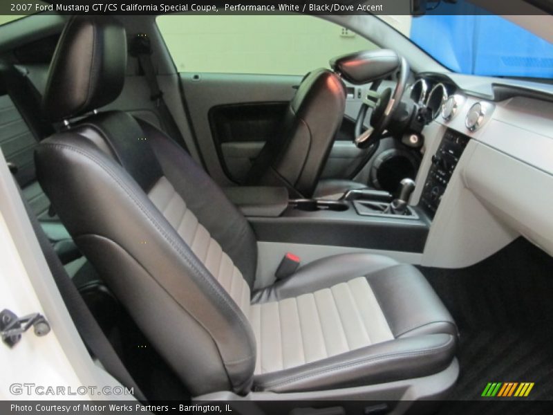 Performance White / Black/Dove Accent 2007 Ford Mustang GT/CS California Special Coupe