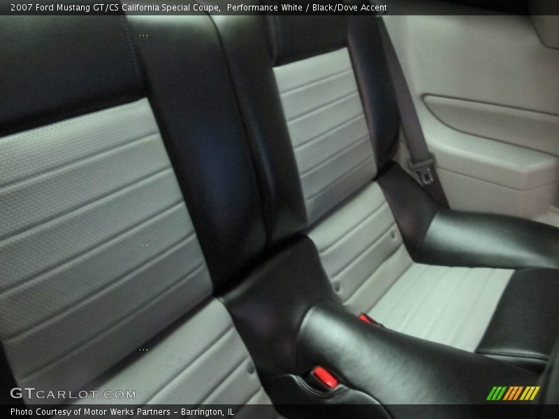 Performance White / Black/Dove Accent 2007 Ford Mustang GT/CS California Special Coupe