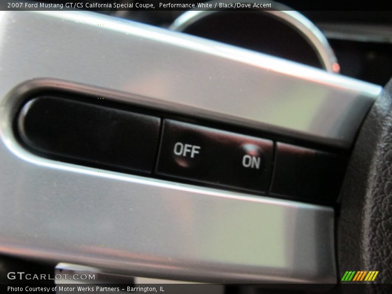 Performance White / Black/Dove Accent 2007 Ford Mustang GT/CS California Special Coupe