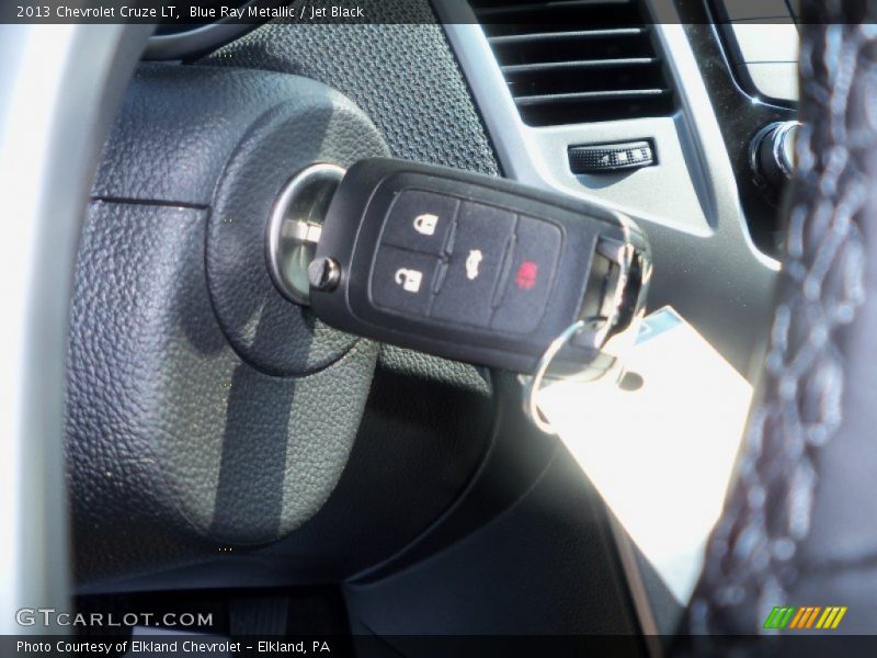 Blue Ray Metallic / Jet Black 2013 Chevrolet Cruze LT