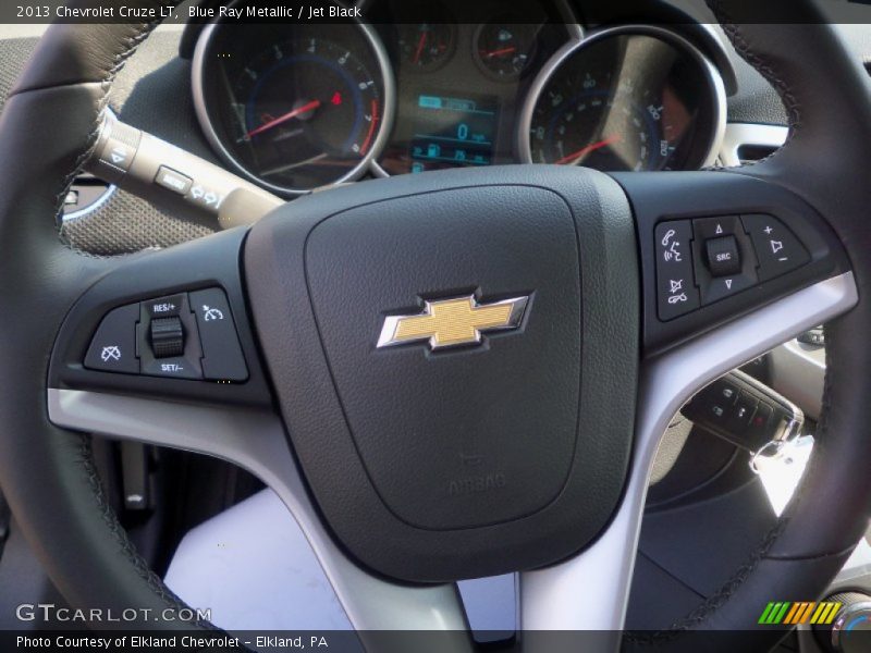 Blue Ray Metallic / Jet Black 2013 Chevrolet Cruze LT
