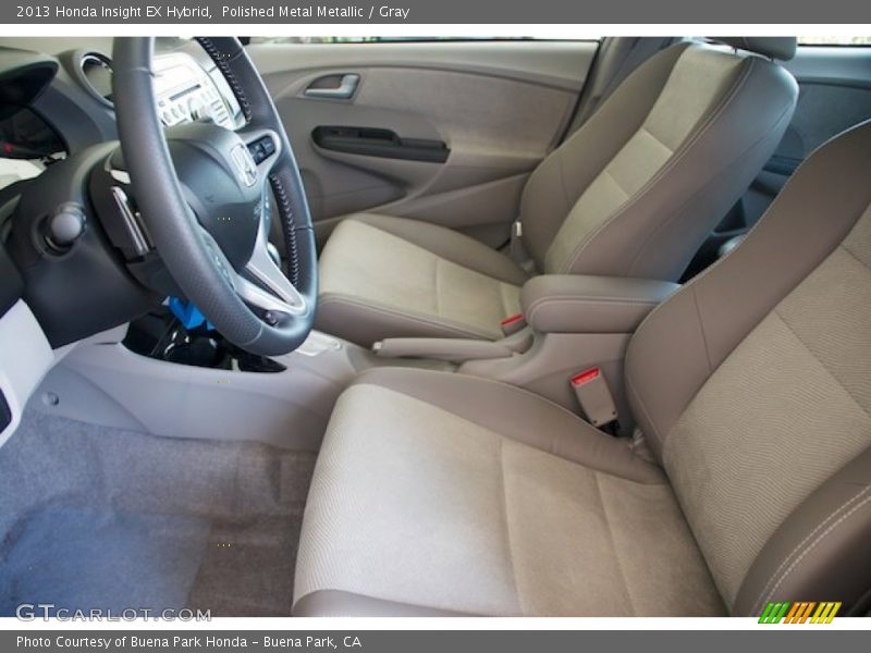 Polished Metal Metallic / Gray 2013 Honda Insight EX Hybrid