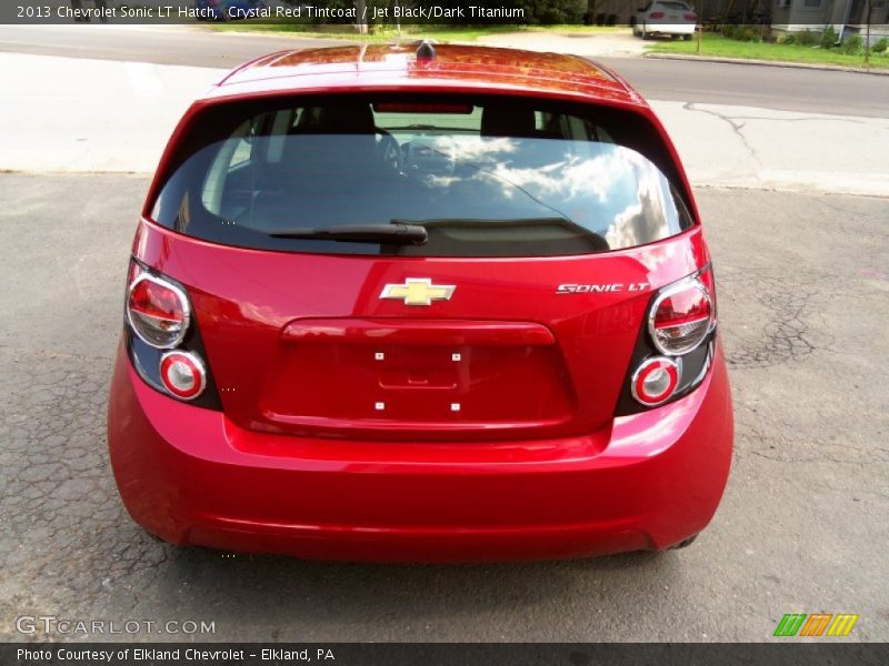 Crystal Red Tintcoat / Jet Black/Dark Titanium 2013 Chevrolet Sonic LT Hatch