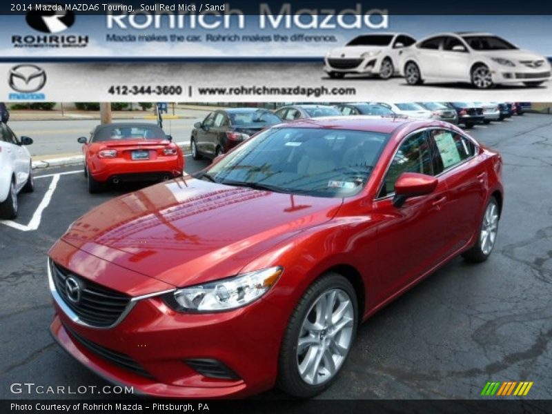 Soul Red Mica / Sand 2014 Mazda MAZDA6 Touring
