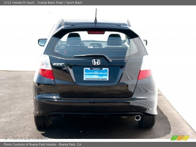 Crystal Black Pearl / Sport Black 2013 Honda Fit Sport