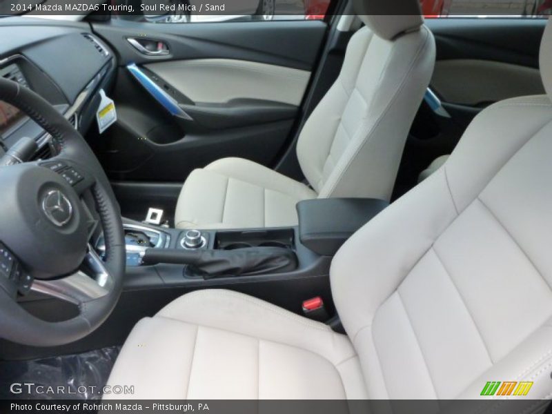 Front Seat of 2014 MAZDA6 Touring