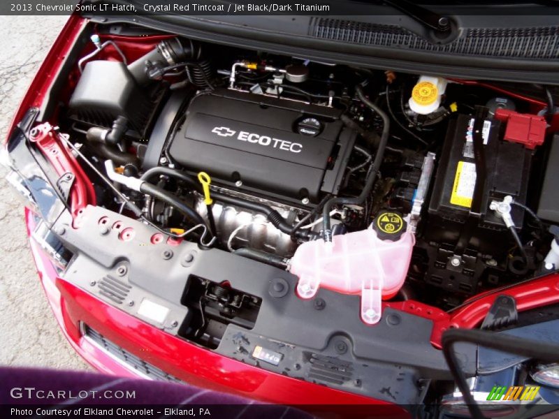 Crystal Red Tintcoat / Jet Black/Dark Titanium 2013 Chevrolet Sonic LT Hatch