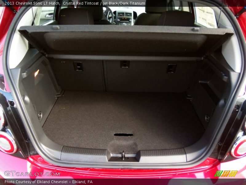 Crystal Red Tintcoat / Jet Black/Dark Titanium 2013 Chevrolet Sonic LT Hatch