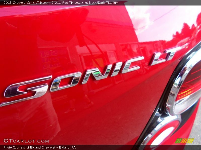 Crystal Red Tintcoat / Jet Black/Dark Titanium 2013 Chevrolet Sonic LT Hatch
