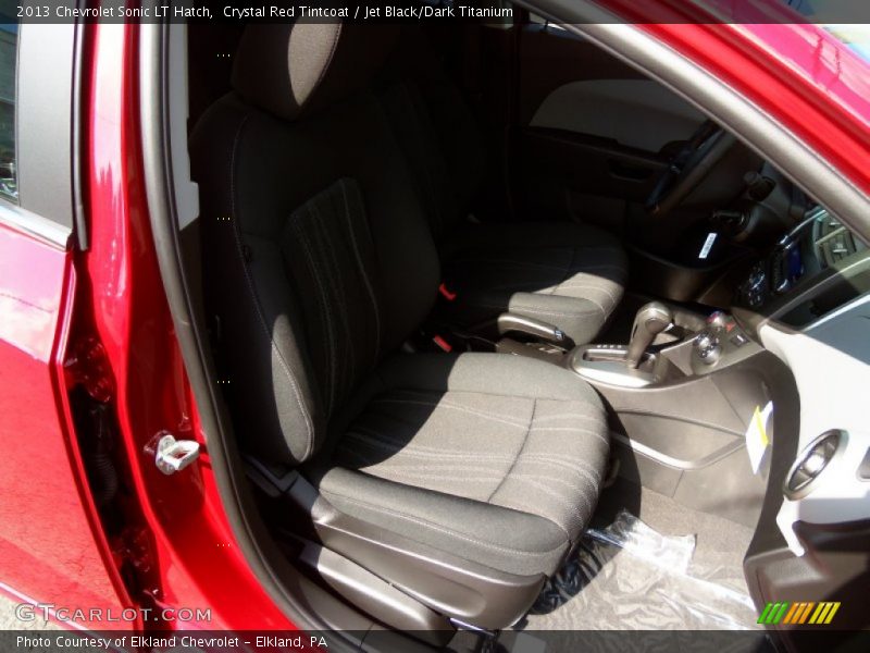 Crystal Red Tintcoat / Jet Black/Dark Titanium 2013 Chevrolet Sonic LT Hatch