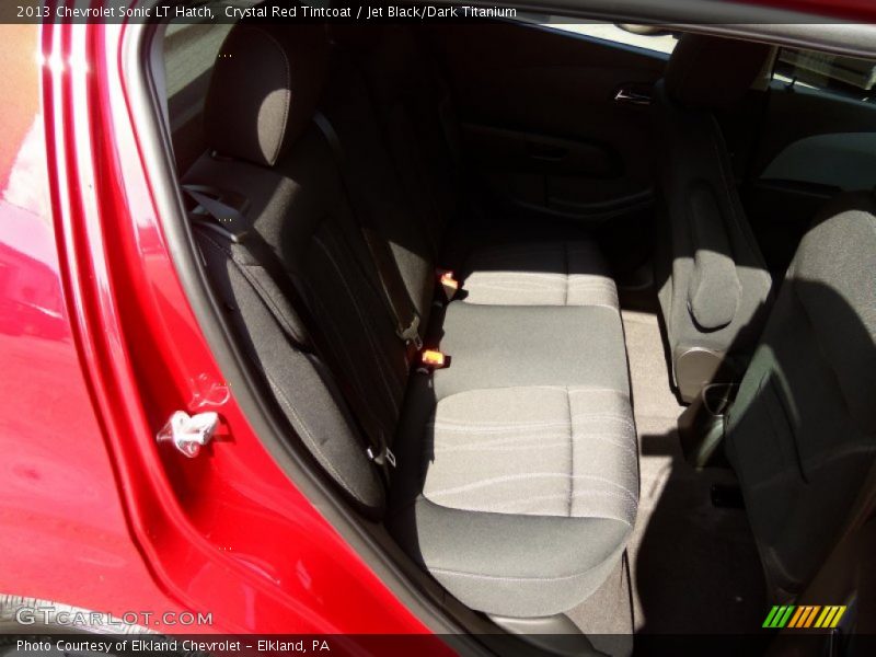 Crystal Red Tintcoat / Jet Black/Dark Titanium 2013 Chevrolet Sonic LT Hatch