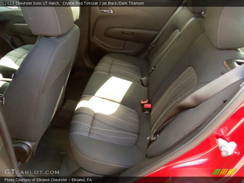 Crystal Red Tintcoat / Jet Black/Dark Titanium 2013 Chevrolet Sonic LT Hatch