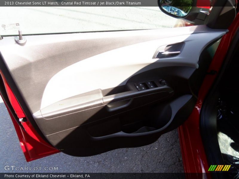 Crystal Red Tintcoat / Jet Black/Dark Titanium 2013 Chevrolet Sonic LT Hatch