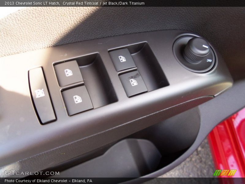 Crystal Red Tintcoat / Jet Black/Dark Titanium 2013 Chevrolet Sonic LT Hatch