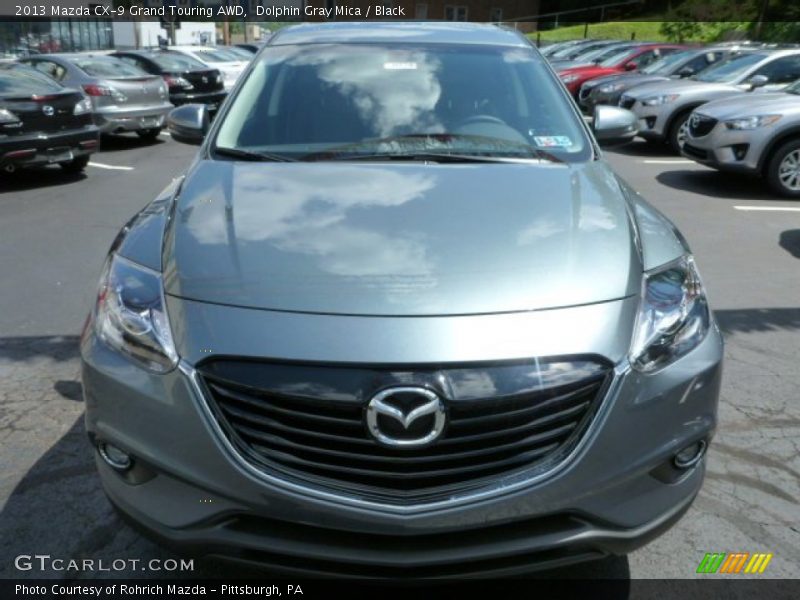 Dolphin Gray Mica / Black 2013 Mazda CX-9 Grand Touring AWD