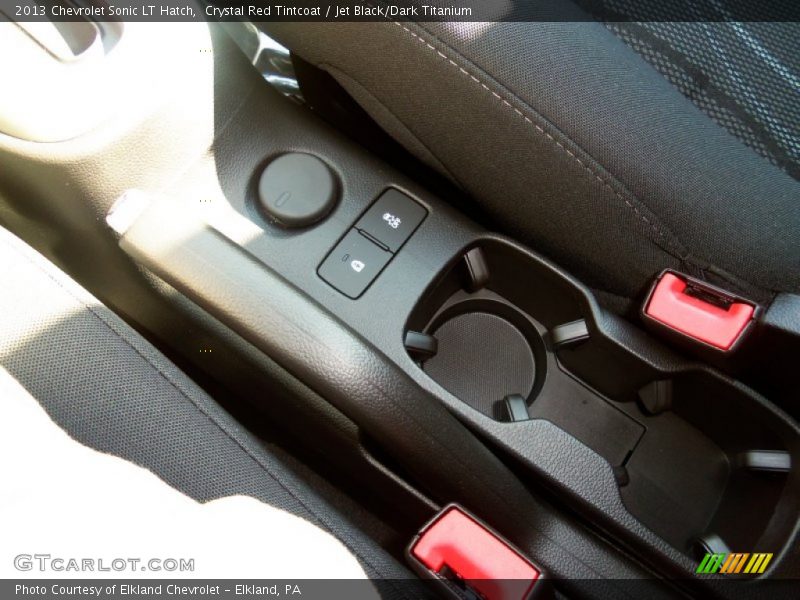 Crystal Red Tintcoat / Jet Black/Dark Titanium 2013 Chevrolet Sonic LT Hatch