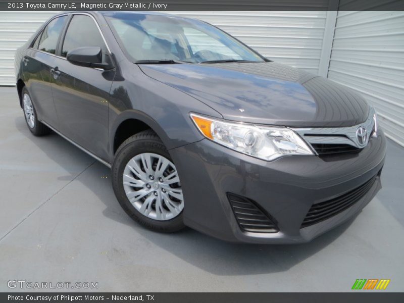Magnetic Gray Metallic / Ivory 2013 Toyota Camry LE