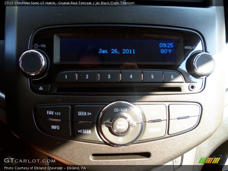 Crystal Red Tintcoat / Jet Black/Dark Titanium 2013 Chevrolet Sonic LT Hatch