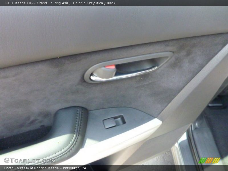 Dolphin Gray Mica / Black 2013 Mazda CX-9 Grand Touring AWD