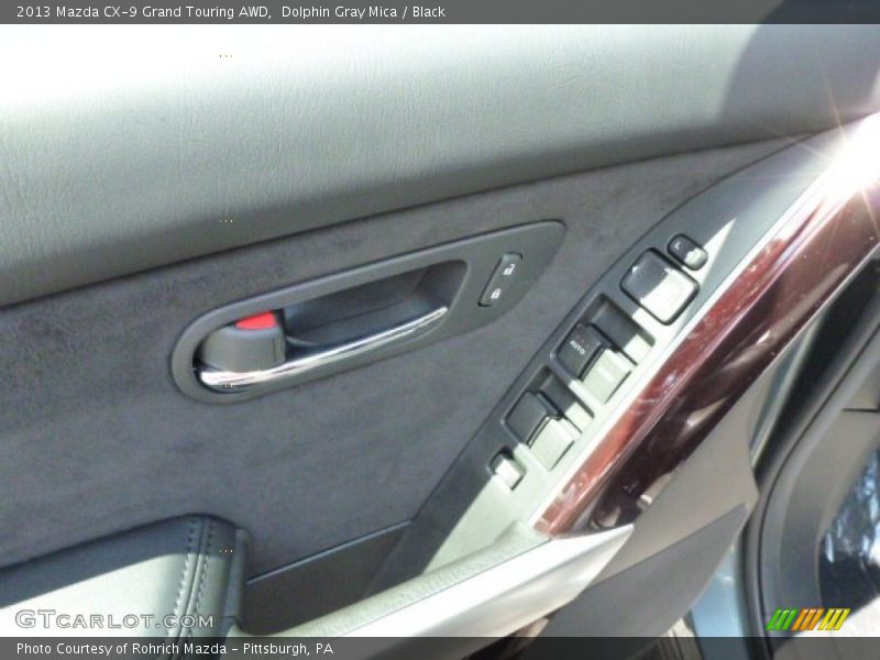 Dolphin Gray Mica / Black 2013 Mazda CX-9 Grand Touring AWD