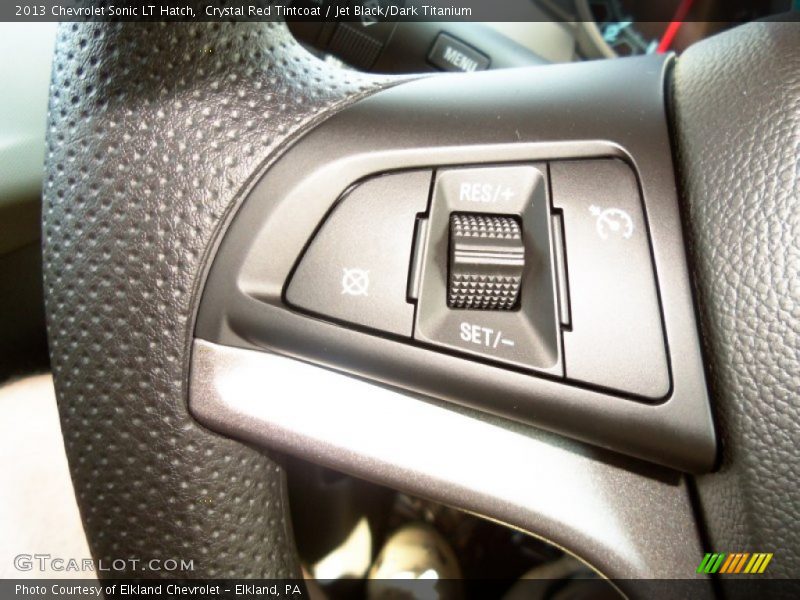 Crystal Red Tintcoat / Jet Black/Dark Titanium 2013 Chevrolet Sonic LT Hatch