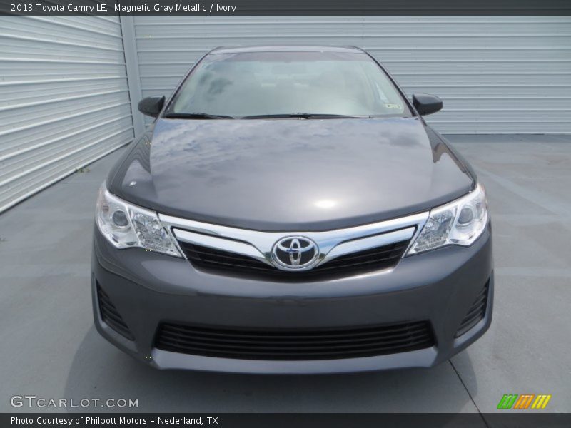 Magnetic Gray Metallic / Ivory 2013 Toyota Camry LE