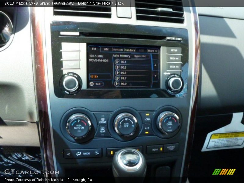 Controls of 2013 CX-9 Grand Touring AWD