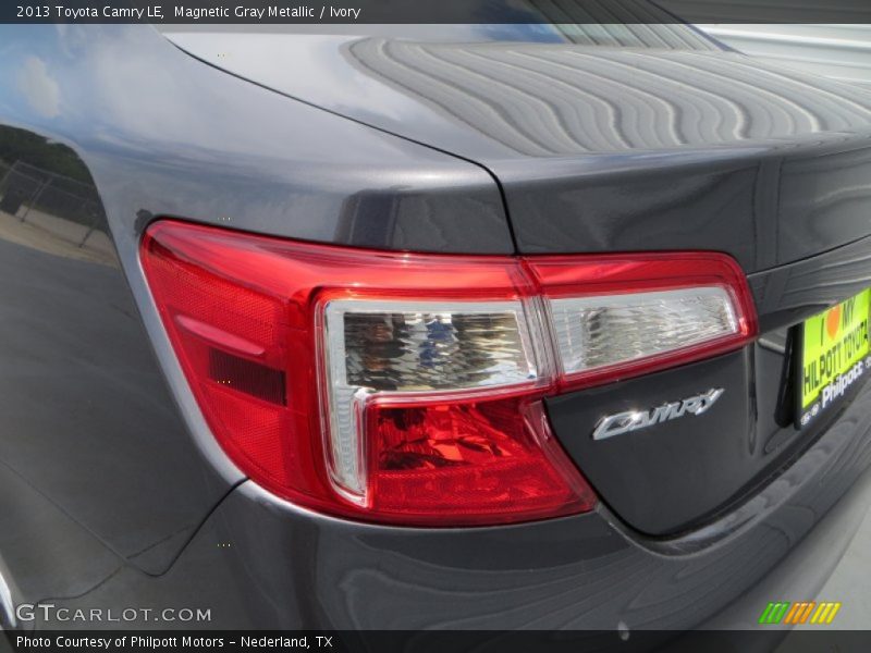 Magnetic Gray Metallic / Ivory 2013 Toyota Camry LE