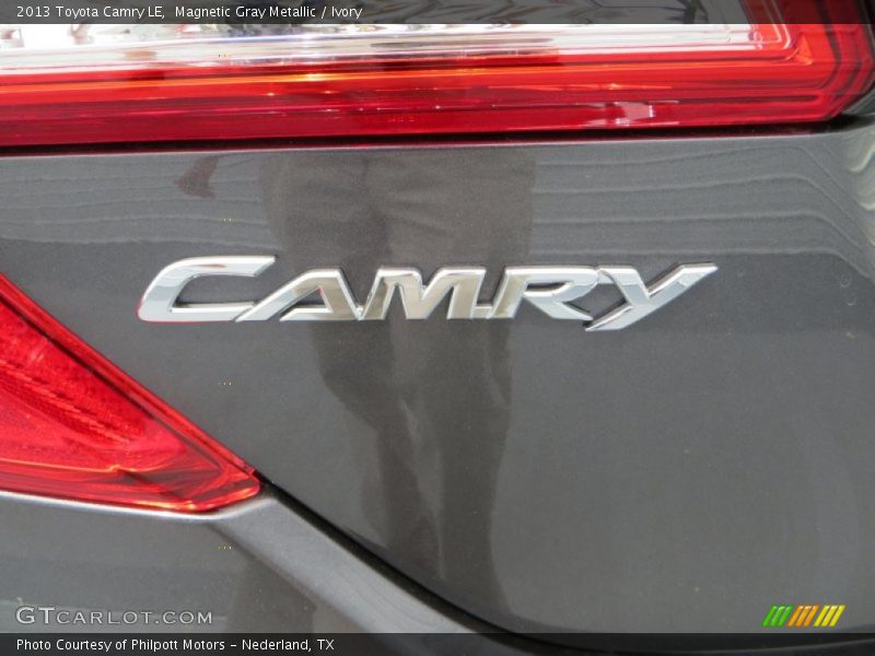 Magnetic Gray Metallic / Ivory 2013 Toyota Camry LE