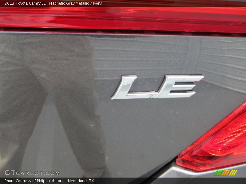 Magnetic Gray Metallic / Ivory 2013 Toyota Camry LE